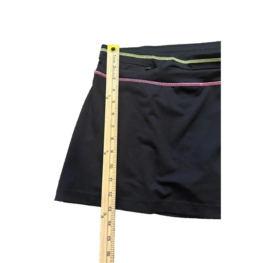 Fila Sport Performance Tennis Golf Black Skort Skirt size Large - Picture 4 of 7